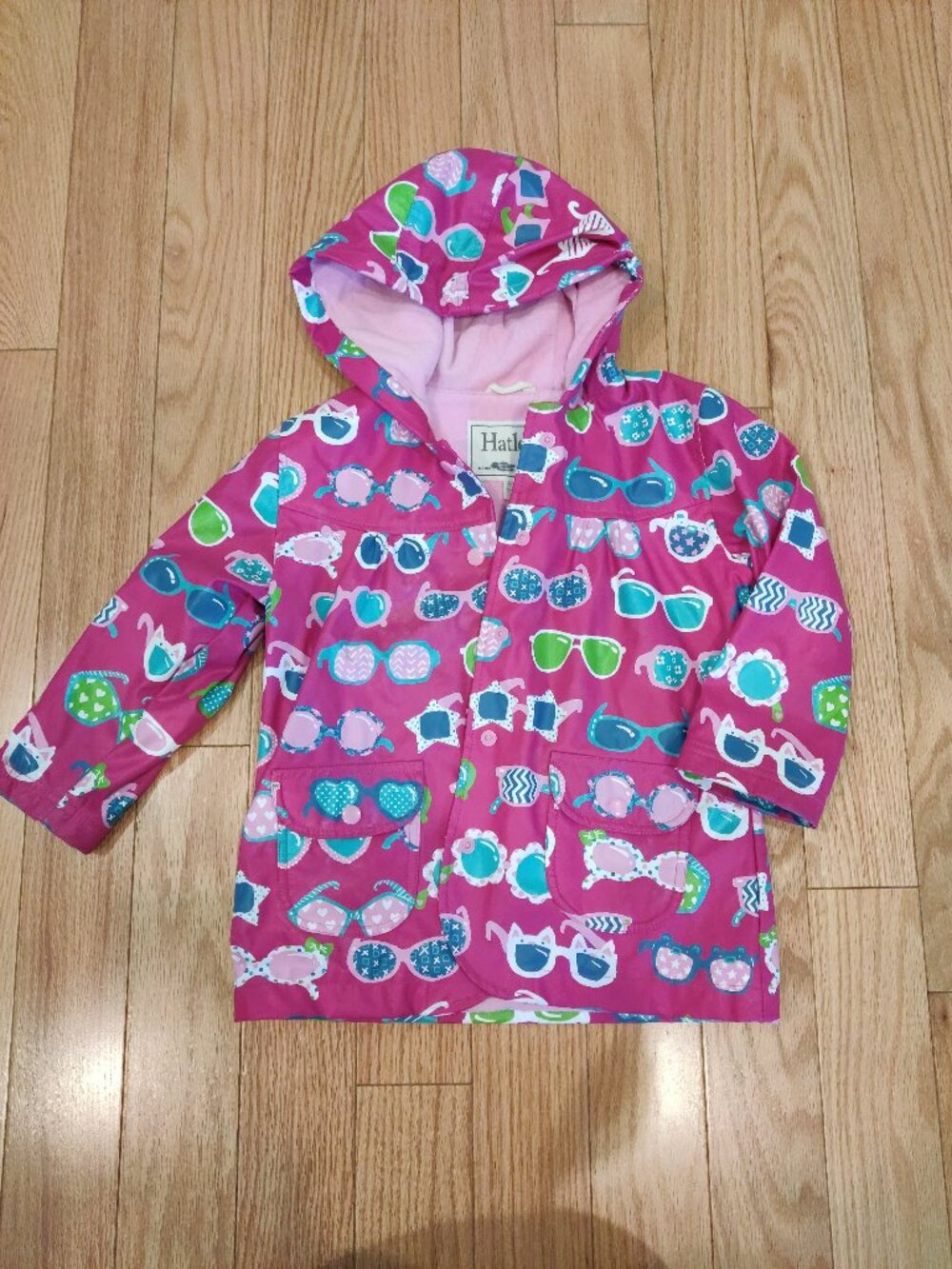 Hayley Girls Terry lined rain jacket size 4